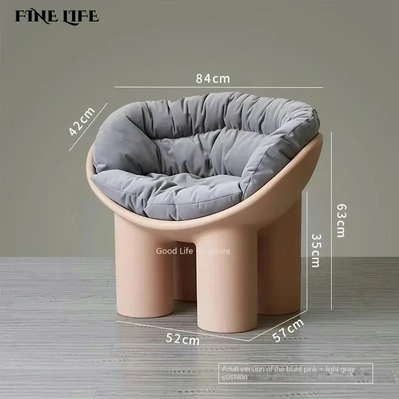 Elephant leg chair Nordic designer furniture casual lazy single sofa chair Instagram chair outdoor chair