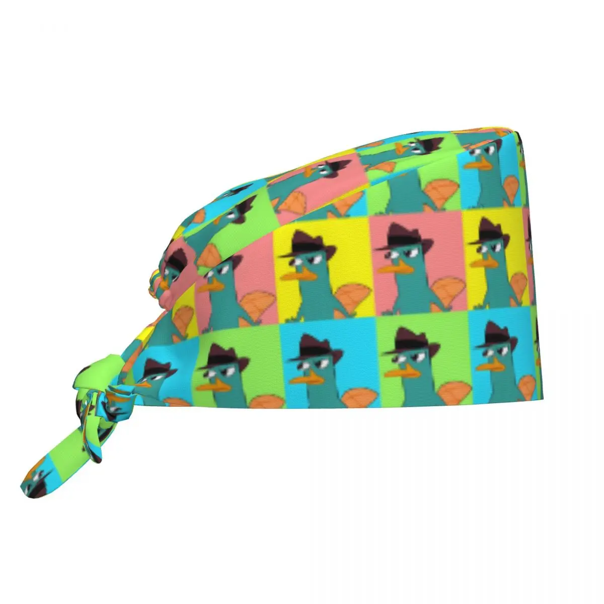 Agente personalizado P Phineas Ferb, gorro de trabajo de enfermería transpirable, gorro quirúrgico, gorros para el cabello de enfermería, gorro exfoliante de trabajo para cirugía médica
