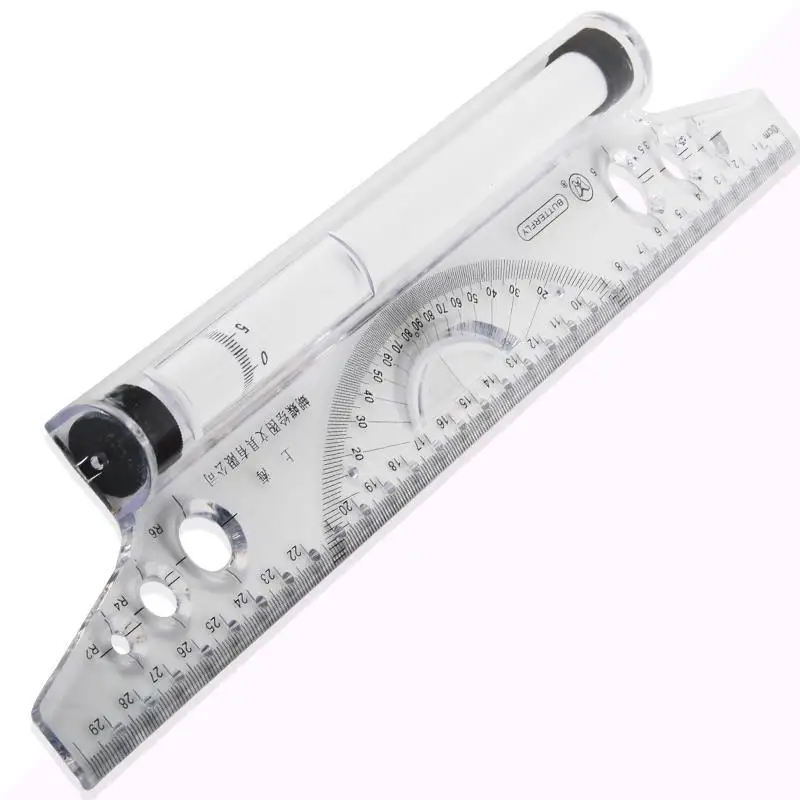 Multifunctional 30cm designer angle parallel ruler professional multifunctional rolling push ruler protractor drawing ruler