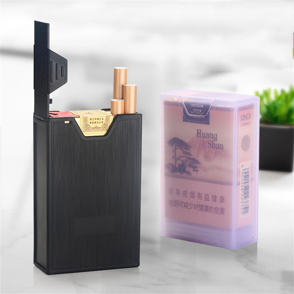 1pcs Portable For Soft And Hard Bag Universal Cigarette Box Moisture-Proof Sealed Cover Plastic Cigarette Case Smoking Accessori