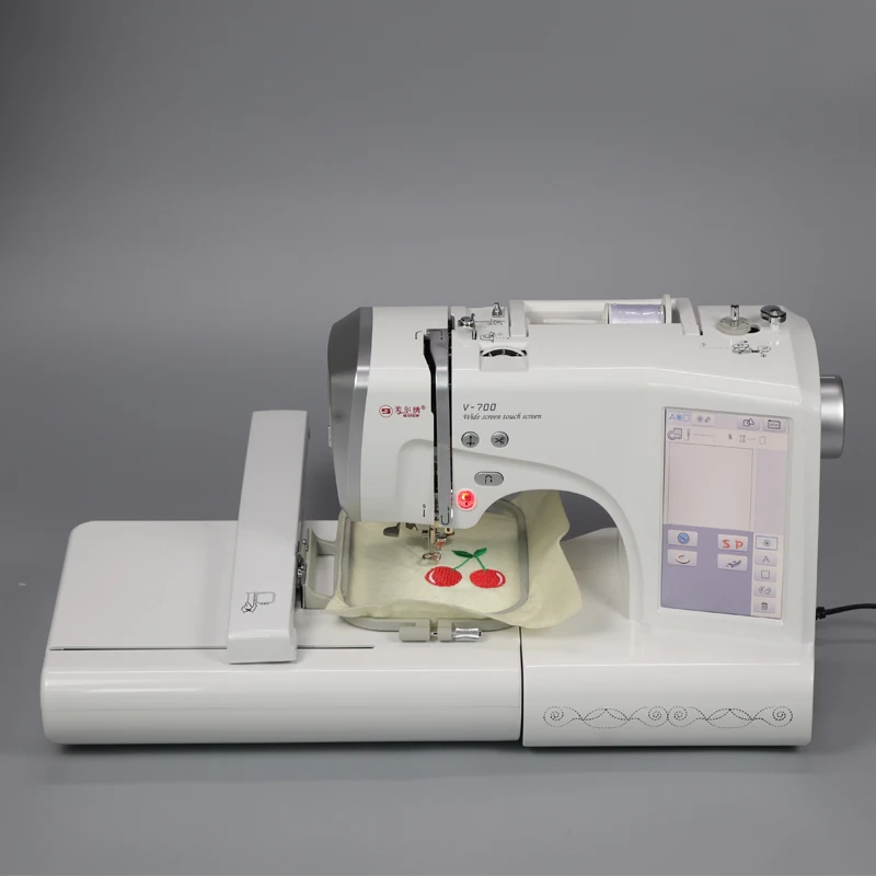 MYSEW V700 beginners  home small automatic  computerized  Embroidery  Machine for machine embroidery