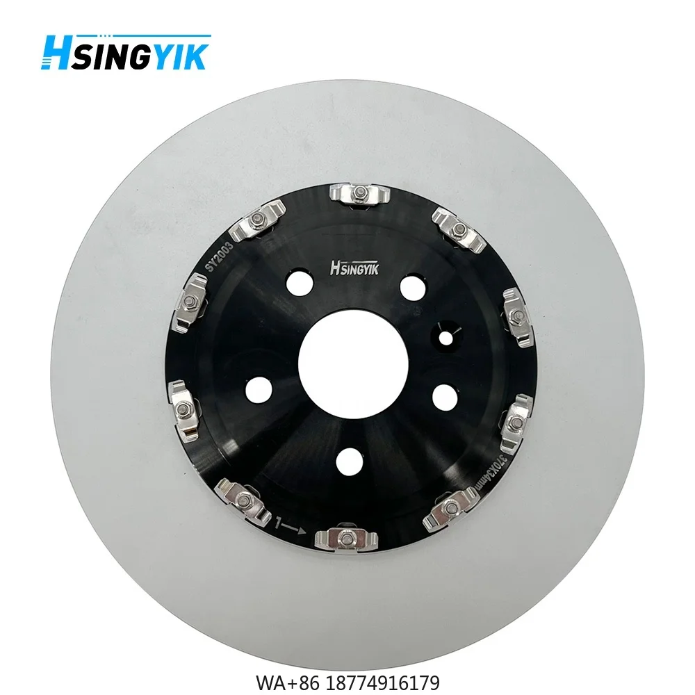 

Auto Parts Front 370mm 34mm OEM 20795300 20795302 Aluminum Brake Rotor 2 Piece Brake Disc for CTS 6.2 V