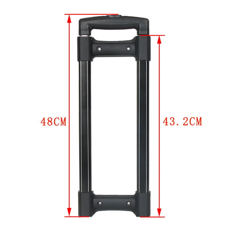 ABQR Telescopic Suitcase Luggage Bag Parts Trolley Suitcases Replacement Telescopic Rods Luggage Handle Repair Part Long