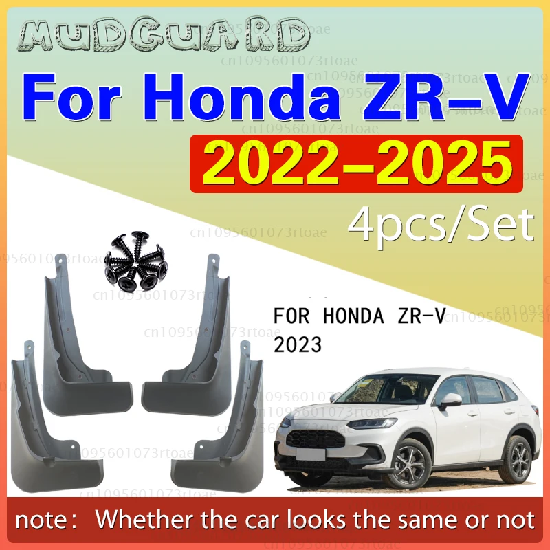 

Car MudFlaps Mudguards Anti Splash for Honda Honda ZR-V ZRV 2022-2024 Front Rear Wheels Fender Car Accessories 4Pcs