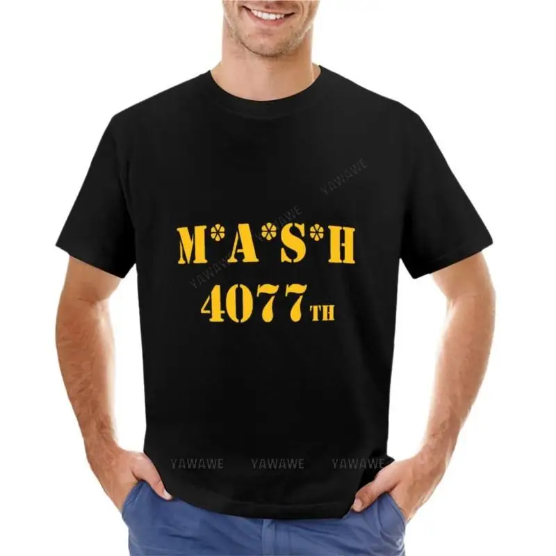 man t-shirt o-neck top teeshirt M*A*S*H Logo T-Shirt tops aesthetic clothes boys t shirts Short sleeve tee men