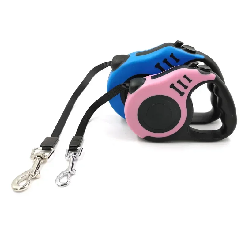 

Portable Dog Leash 3/5m Durable Leash Automatic Retractable Nylon Cat Lead Extension Puppy Walking Running Lead Roulette For Dog