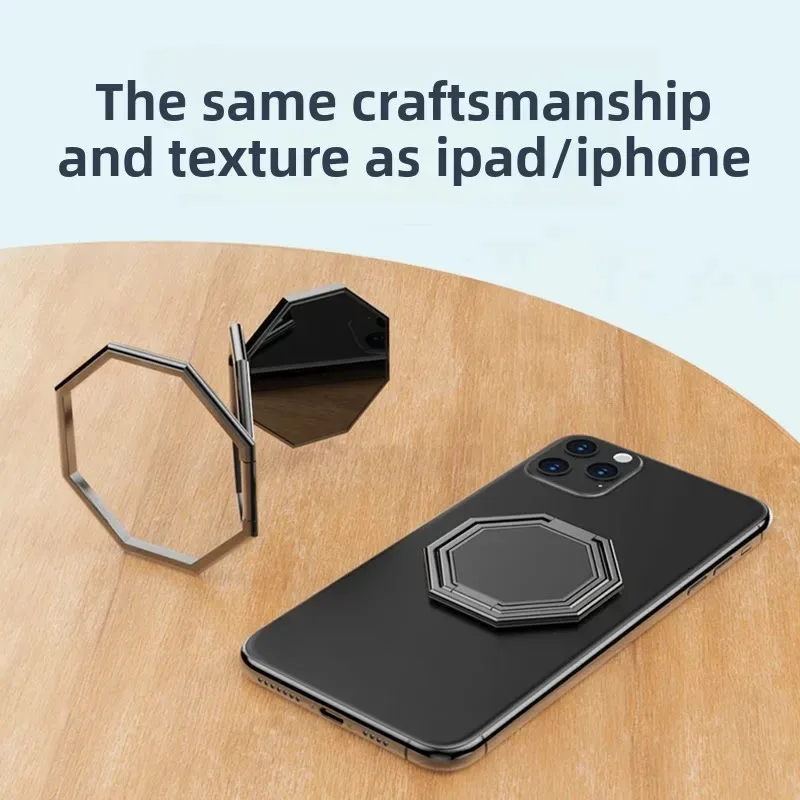 Supporto per anello per telefono cellulare girevole a 360 gradi Supporto da tavolo per telefono pieghevole multifunzionale Supporto da tavolo per telefono appiccicoso portatile