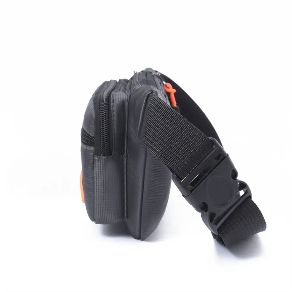 Riñonera impermeable con correa ajustable para hombre, bolso de pecho de gran capacidad, bolsa cruzada deportiva de nailon de varios pisos, viaje