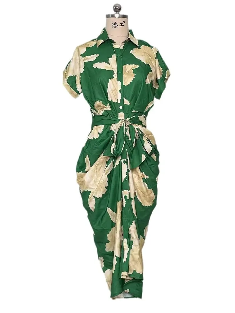 Damen Slim Fit Sommer Dr Cross-Border Knöchellang Single Button Dr Faionable Ele Vielseitig Mitteldünn