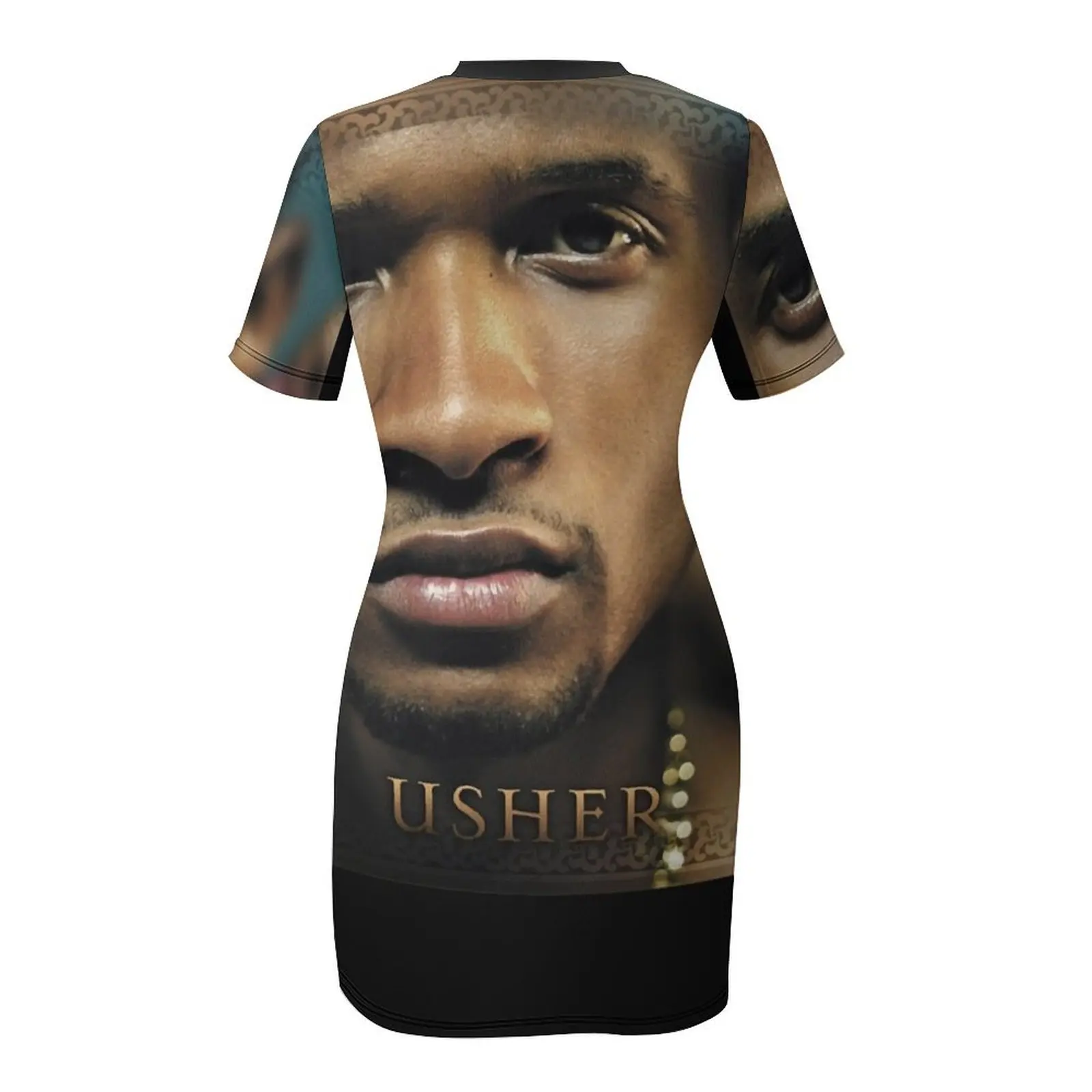 Usher confessões clássico camiseta vestido de manga curta roupa de festival feminino vestido de noite de luxo mulher para casamento