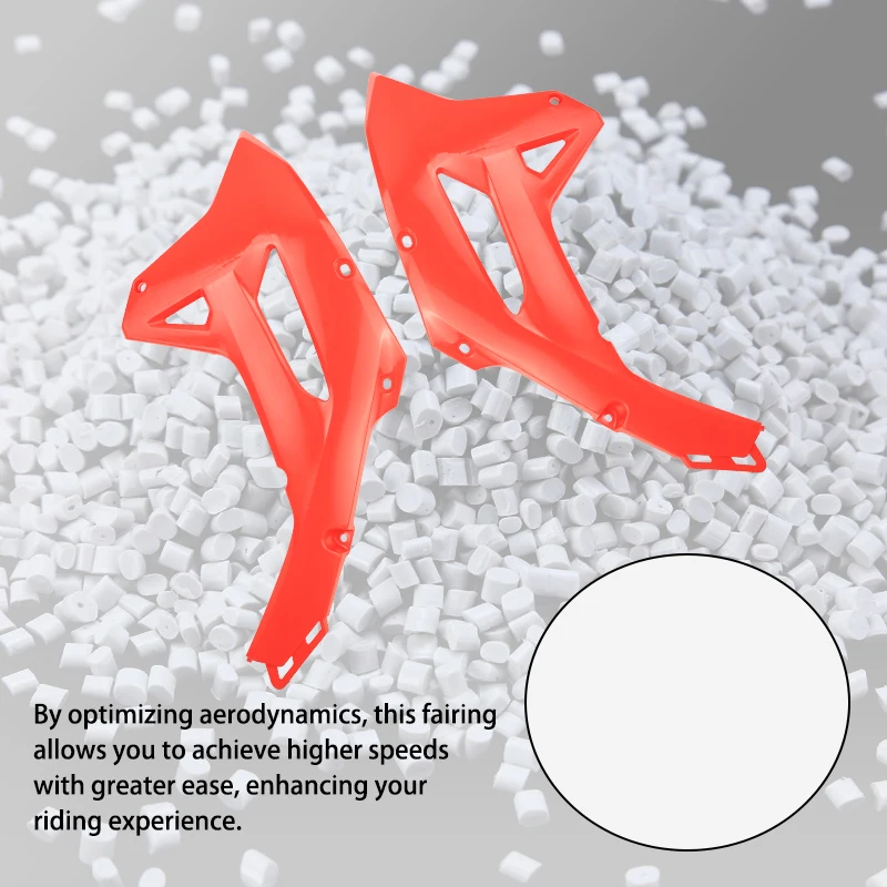 Dirt Pit Bike Accessories CRF450 Plastic Wheel Protection Mudguard For CRF 450 2022 Motorcycle Front Side Fender Motocross Parts