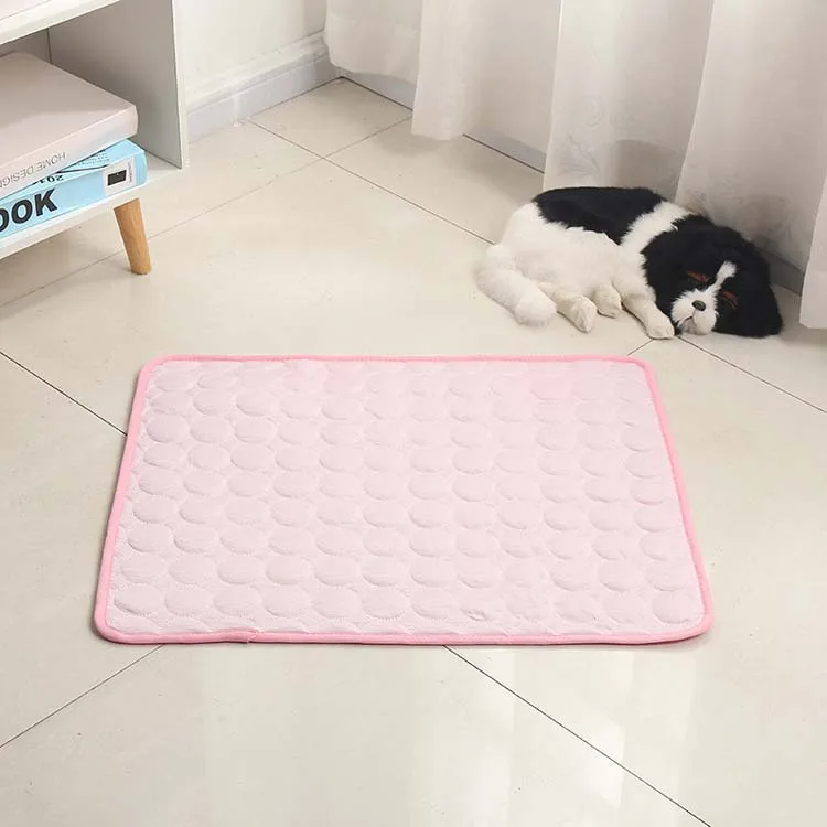 Sommer-Hundekühlmatte, strapazierfähige Decke für Katzen, Sofa-Eismatte, atmungsaktives Kühlbett für kleine und große Hunde und Katzen, waschbares Haustierzubehör. – Detail 11