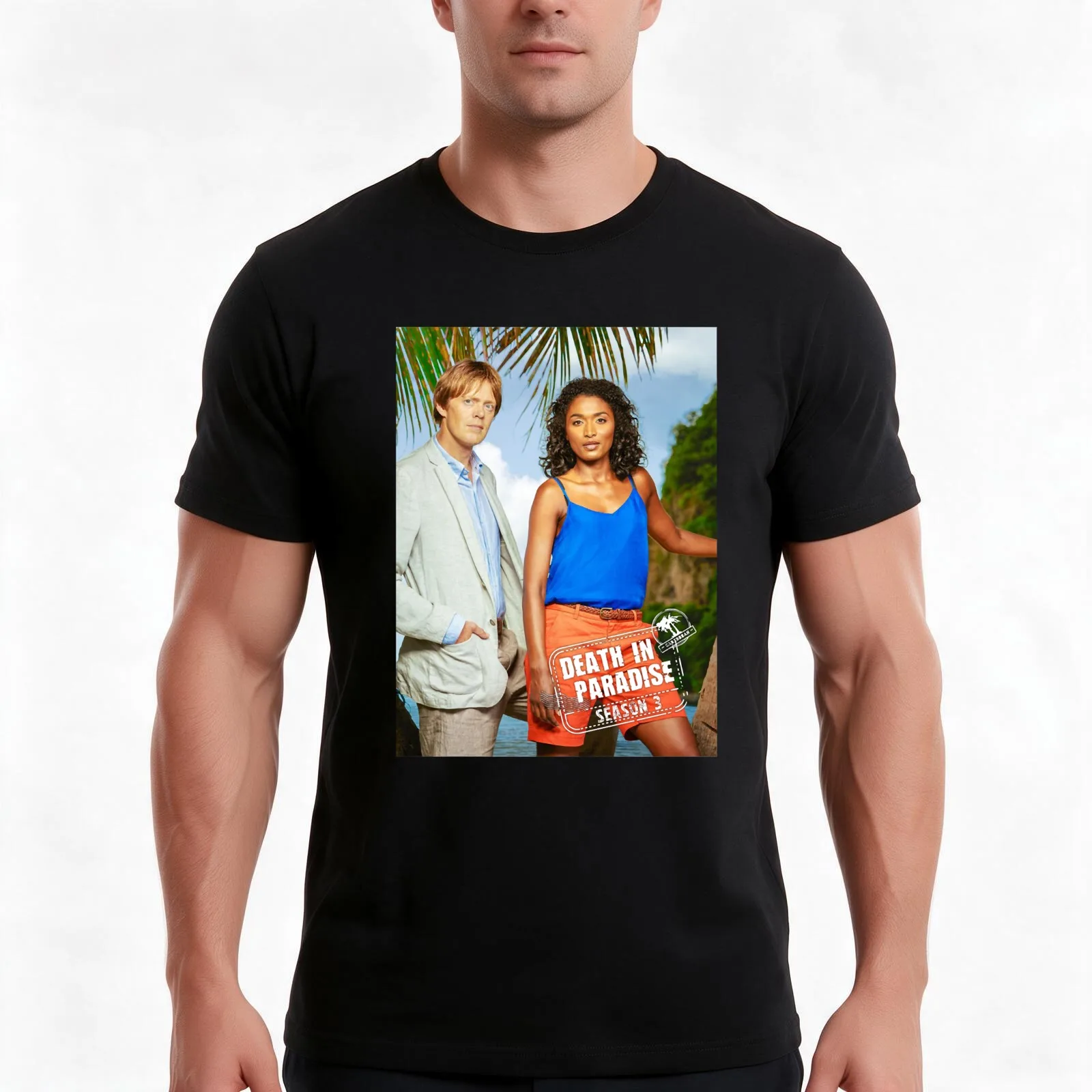 A Mysterious Magazine Little Richard Death In Paradise Bbc Season 3 Carl Cox T-Shirt, Summer Casual Cotton Tee, Unisex Men Women
