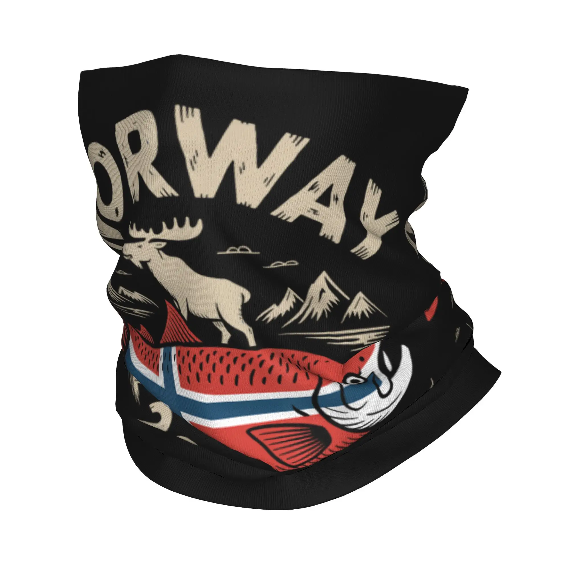 

Norway Norwegen 2026 Tour Angeln Bandana Neck Cover Balaclavas Wrap Scarf Print Headband Multifunctional Riding Men Women Adult