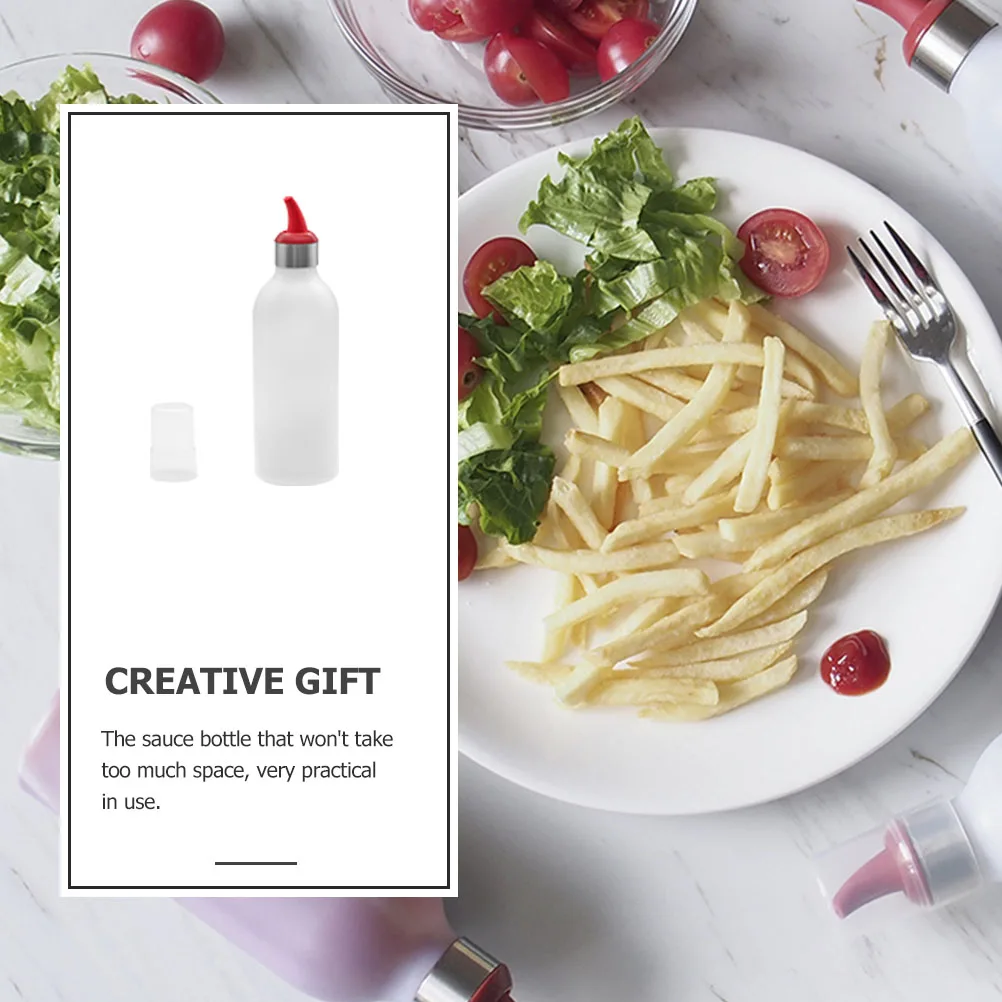 

Kitchen Squeeze Bottle Household Condiment Container Portable Food Grade Leakproof Sauce Storage Bottle Multi Function