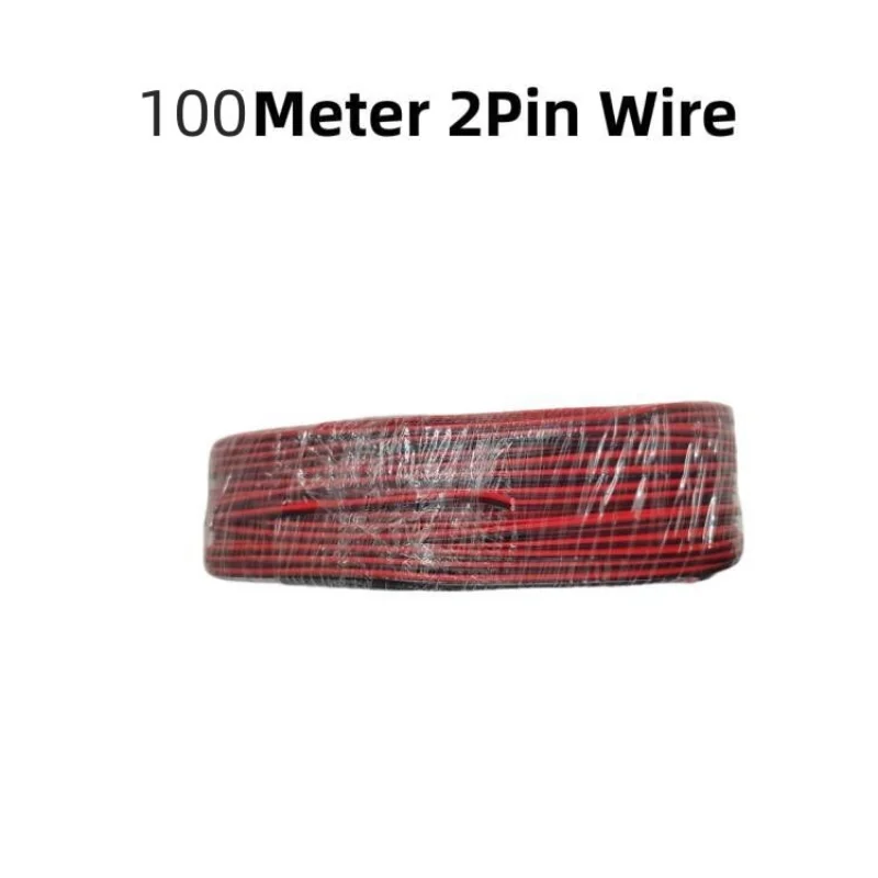 100M LED Cable Extension Wire Cord Connector 22AWG 2Pin 3Pin 4Pin 5Pin 6Pin RGBCCT WS2811 5050 Single Color LED Extension Cable