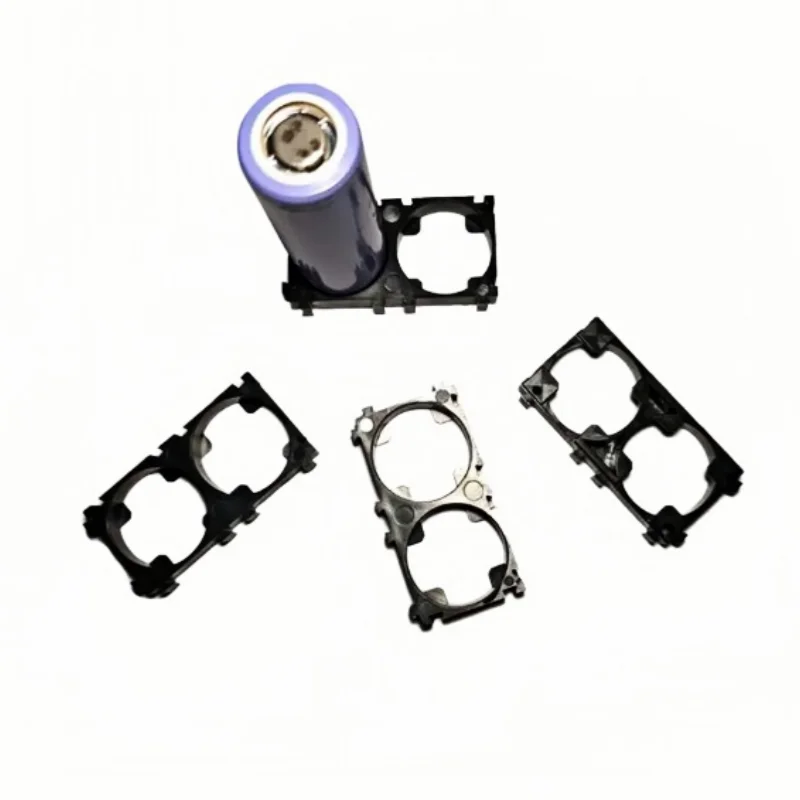 21700 Cell Plastic Battery Holder Bracket, Anti‑Vibration Safety Fixed Spacer for DIY Lithium Battery Pack, 21.2mm Diameter 23mm