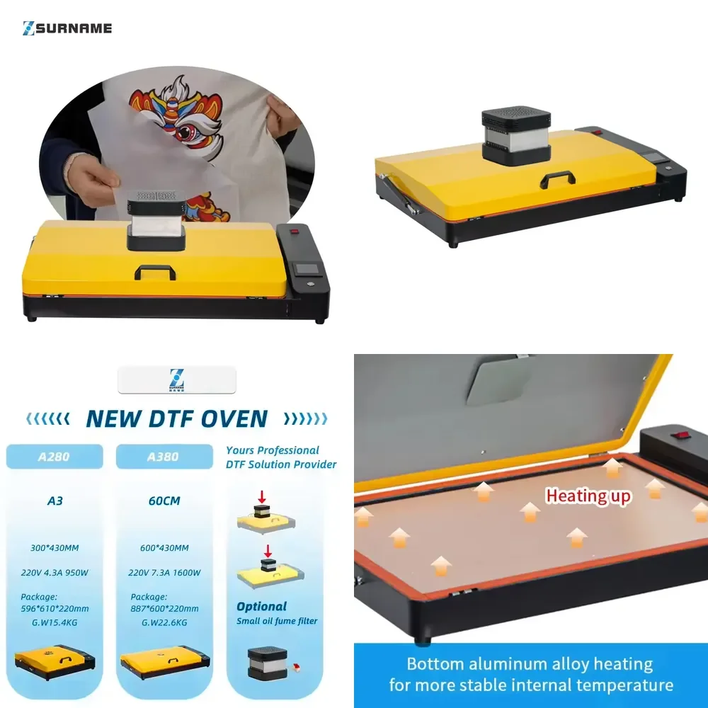 

Zhou Surmame Digital Pet Film Dtf Powder Dryer Heat Curing Drying Oven Dtf Oven With air Purifier