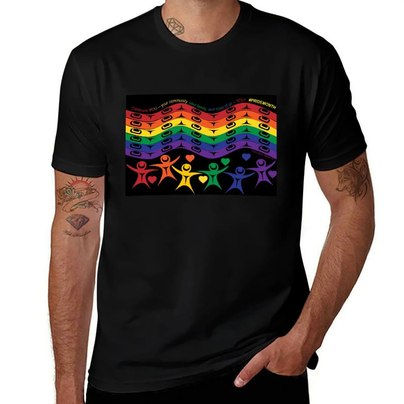 

Pride Month T-Shirt man t shirts cotton t shirts for man graphic vintage anime t shirts for man T-shirt