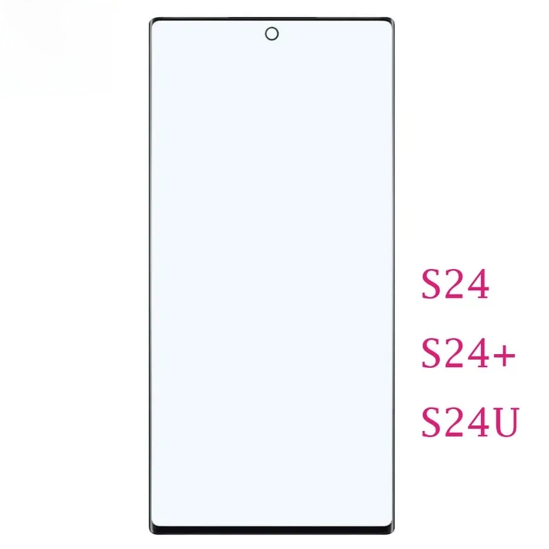 

1Pcs Touch Panel Replacement For Samsung For Galaxy S24 Ultra Plus LCD Display Front Outer Screen Glass Lens With OCA