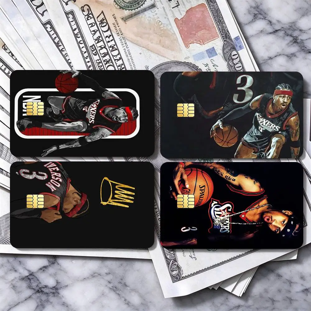 Allen Iverson  High Definition Matte PVC Film Tape | For Credit Card, Debit Card Stickers & Gift Decoration