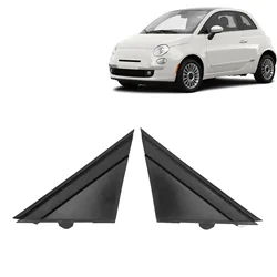 Door Mirror Flag Molding Pair Door Mirror Flag Cover 1SH17KX7AA Left Right Black Decoration Replacement for 2012‑2017