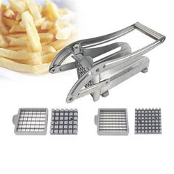 Stainless Steel Manual Potato Cutter Shredder French Fries Slicer  Cutting Machine Chips Maker Meat Chopper Kitchen Tools