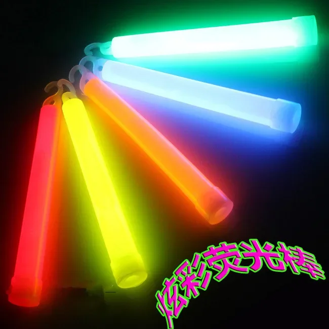 Field Survival Emergency Equipment Large 6-Inch Chemical Fluorescent Rod Survival Signal Rod Night Light Rod Color Random