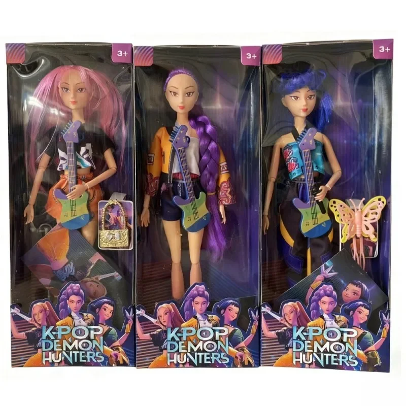 حار ألعاب الدمى Kpop شيطان الصيادين عمل الشكل لعبة رومي ميرا زوي جميلة الأميرة طفلة الدمى البلاستيك لتقوم بها بنفسك لعبة للفتيات #3