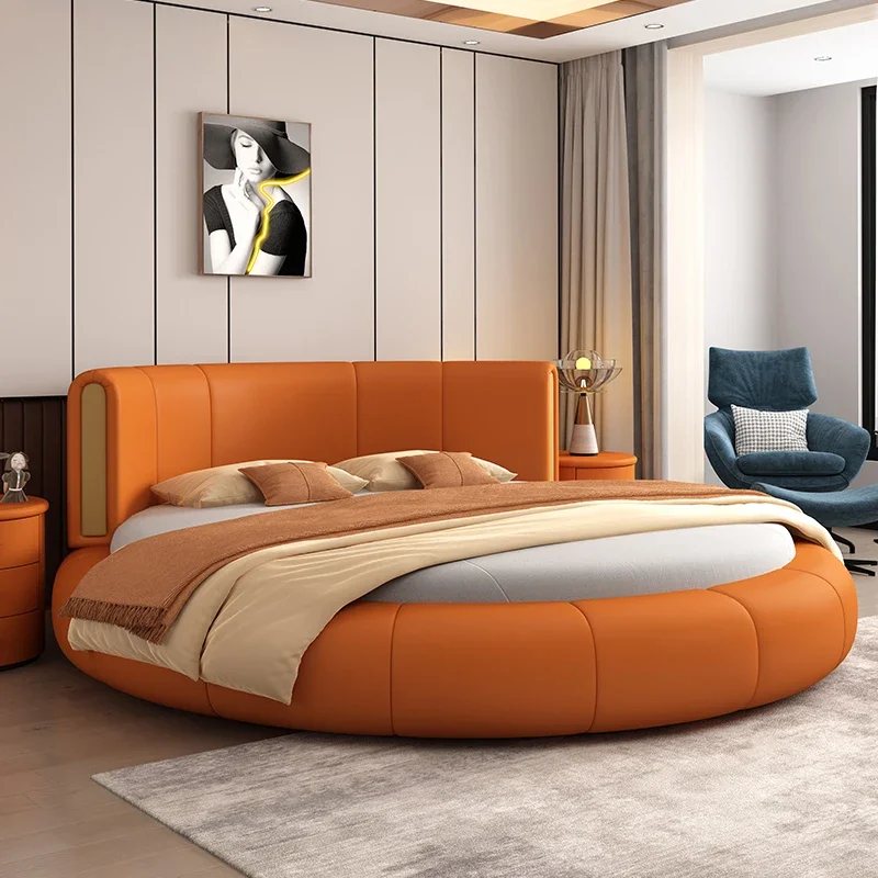 

Couples Cheap Double Bed Australia Gray Brown Circle Japanese Double Bed Cloud King Size Modern Camas De Dormitorio Furniture