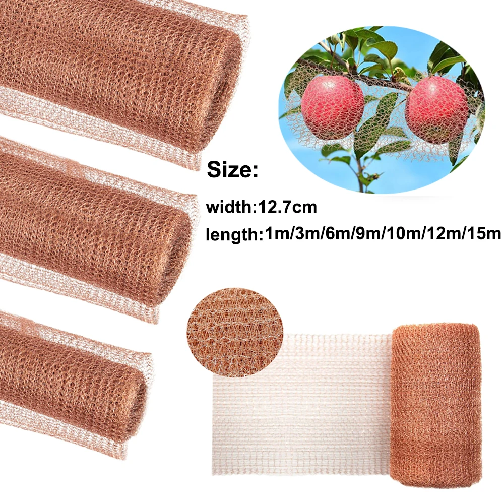 

1-15M Wide 12.7cm Pure Copper Mesh Anti Snail Copper Wire Filter Copper Mesh Decorative Garden Mesh Copper Mesh Woven Filter