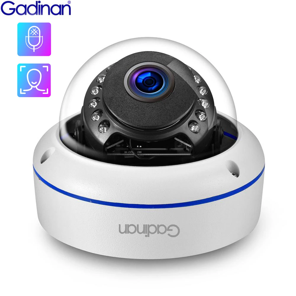 

Gadinan 8MP 5MP 4MP POE IP Camera Face Detection 2.8mm Dome Outdoor Audio CCTV Security Video Surveillance for NVR System XMEye