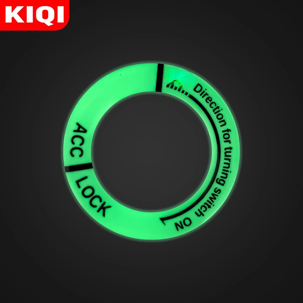 3D Gel Glow Key Ring Sticker Luminous Ignition Switch Cover for Opel Astra H G Corsa Insignia Antara Meriva Zafira Accessories