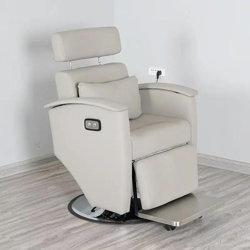 

For Advanced Electric Leather - Trimmed Lounge Chair for Hair Salons - Enhances Client Relaxation