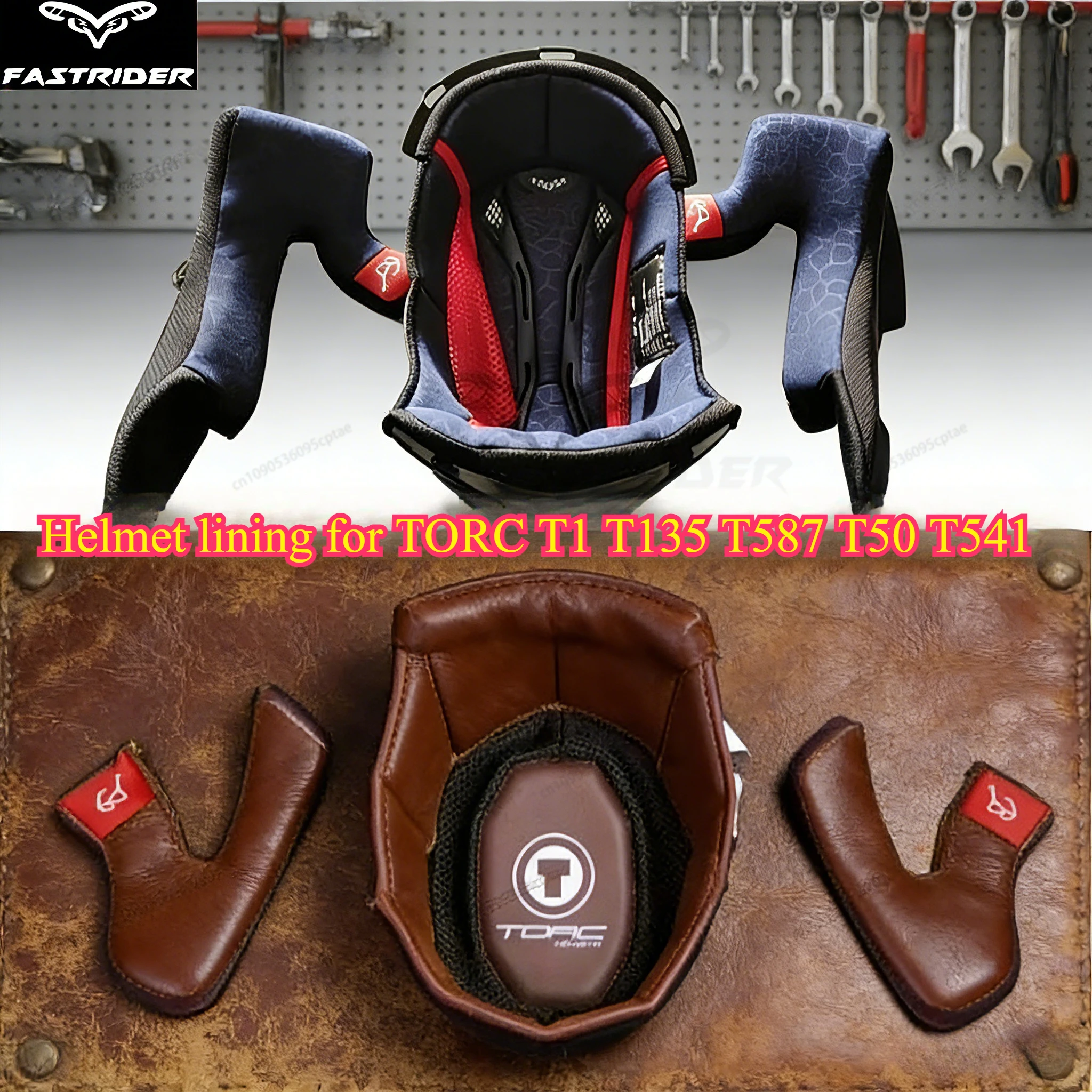 

Хлопковая подкладка для мотошлемов TORC T1, T135, T587, T50, T541 – сменные аксессуары