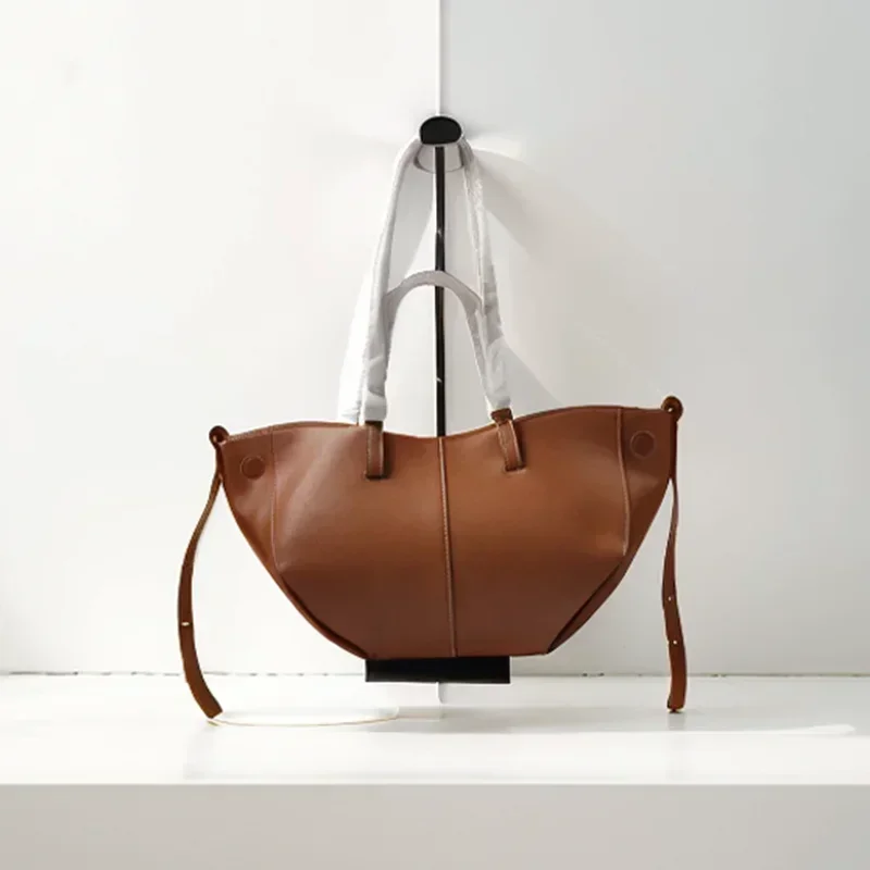 Sac à bandoulière seau Vintage – Fourre-tout classique de grande capacité avec repose-bras، sac à main eleégant et polyvalent