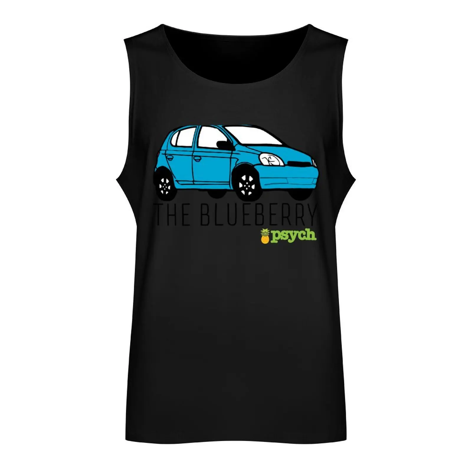 Psych - The Blueberry Tank Top cool things Gym T-shirts for men mens designer clothes T-shirt male