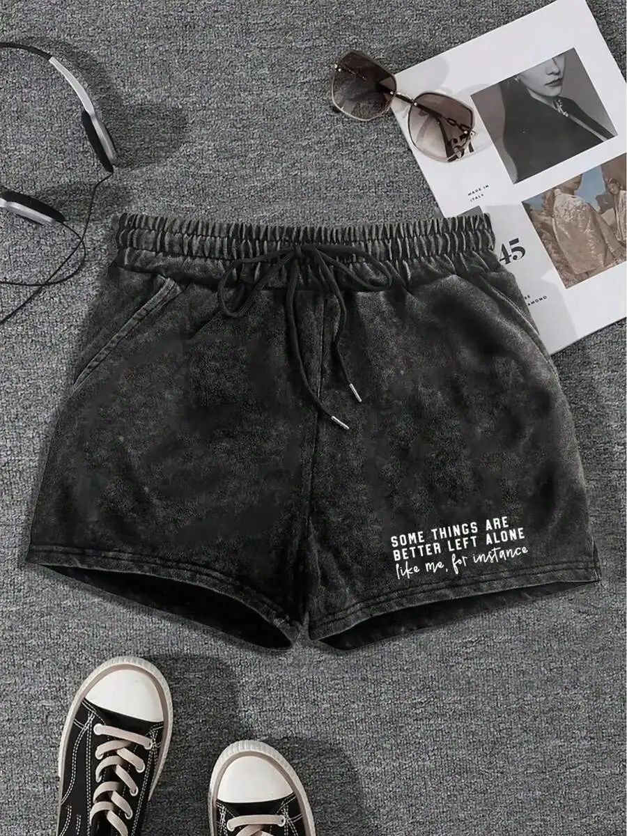 Handmade Womens Vintage Distressed Short Pants