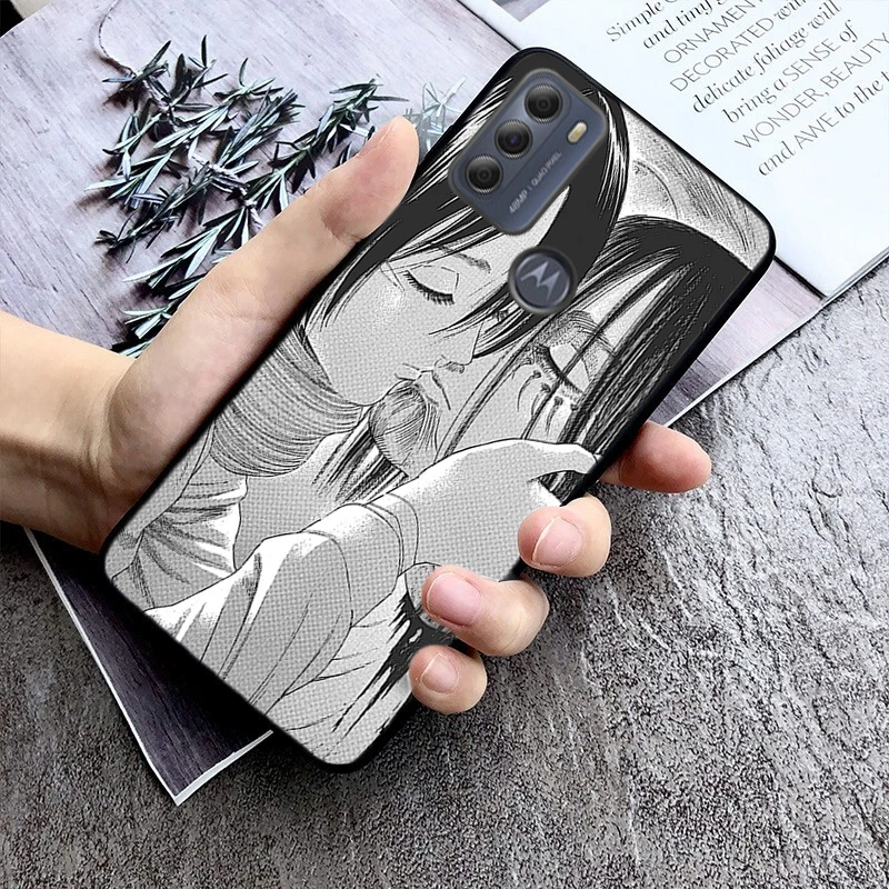 

Mikasa ackerman eren yeage Phone Case For Moto G85 G55 G05 G14 G75 G31 G50 G10 G20 G30 G60 G13 G32 G84 G54 G53 G72 G24 Power