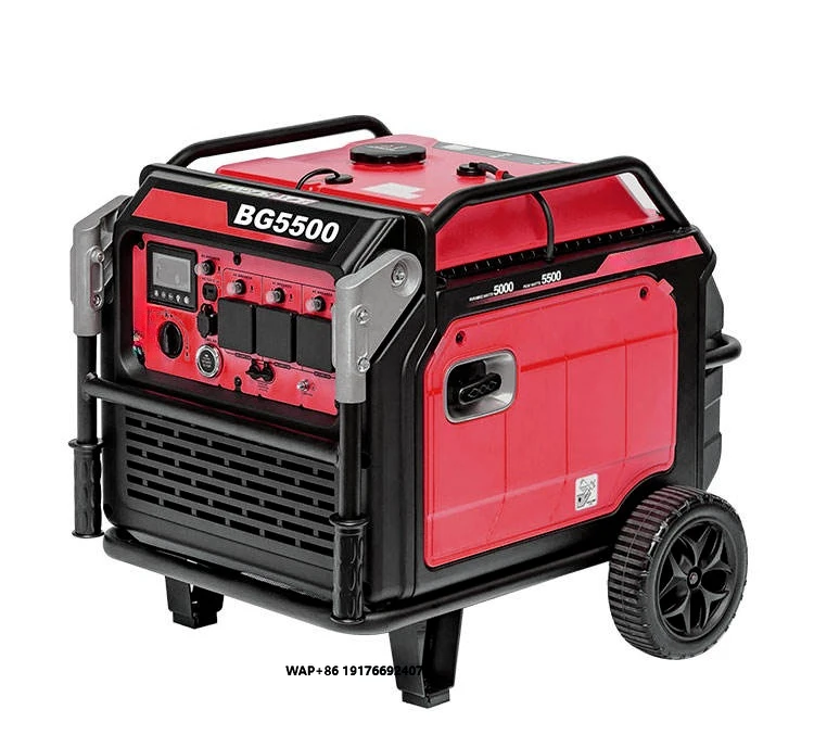 Portable Open Frame 8200W Inverter Gas Powered Generator Low Noise for Home Backup and Emergency Use 50Hz Frequency