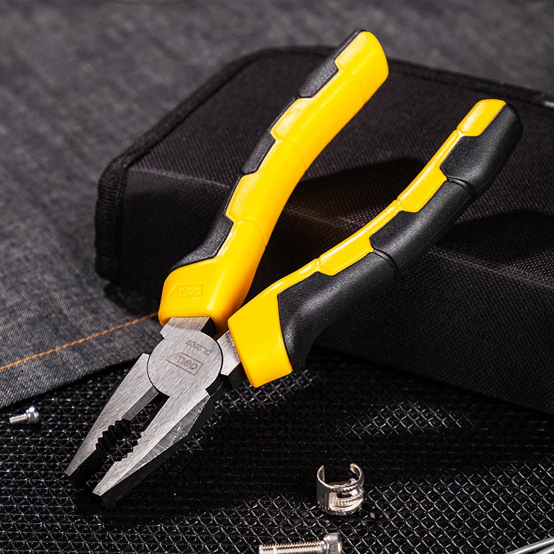 Deli 6 In 7 In 8 In Combination Pliers Cr-V Sharp Cutting Multifunctional Hardware Tools Electrician Universal Wire Cutters