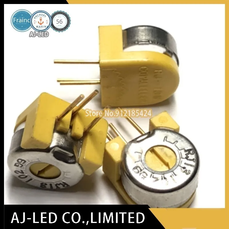 5 pçs/lote RJ-13S101 100R RJ-13S102 1K RJ-13S500 50R RJ-13S503 50K RJ-13S505 5M