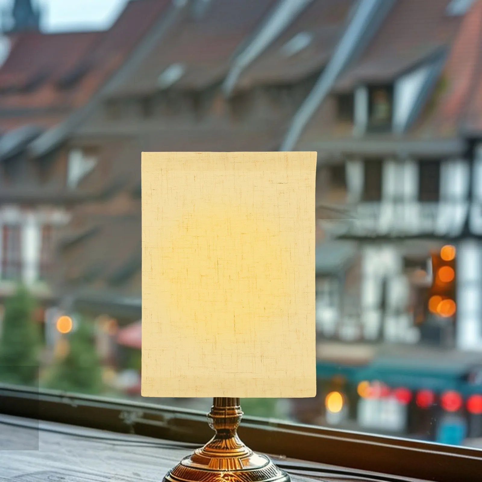Bamboo Lamp Shade Replacement for Ceiling, Table, Bedside Lamps – Versatile Light Cover for Halloween, Christmas, New Year