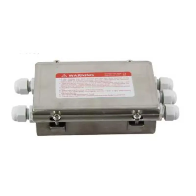 Waterproof 304 Stainless Steel 4-Input 1-Output Load Cell Junction Box for Electronic Weighing Scale
