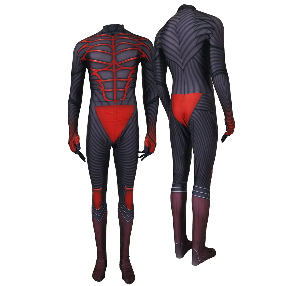 

Halloween Adult Men Kingdom Hearts Vanitas Cosplay Costumes Male Zentai Superhero Bodysuit Man Party Jumpsuits