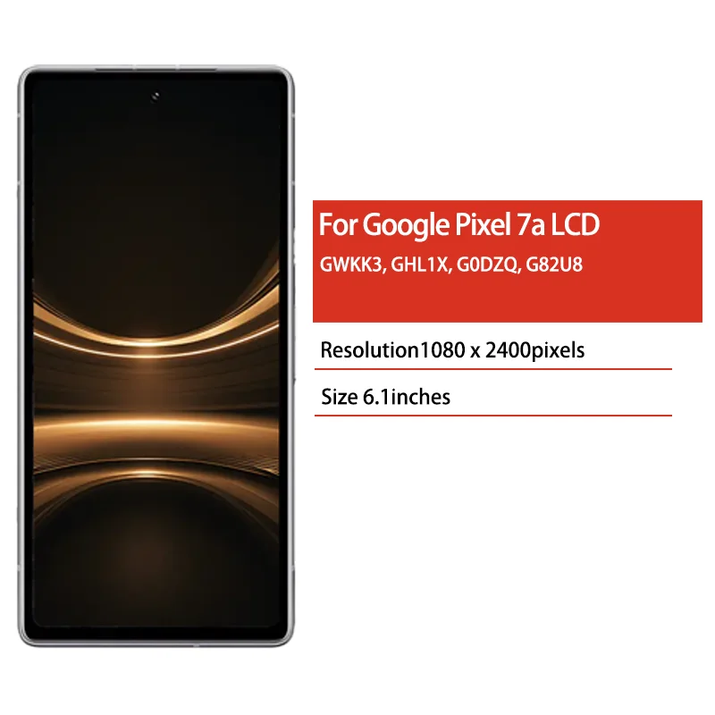Ekran TFT do Google Pixel 7a Wyświetlacz do Google Pixel 7A GWKK3 GHL1X G0DZQ Wyświetlacz LCD Ekran Dotykowy Digitizer Zespół — zdjęcie produktu 2