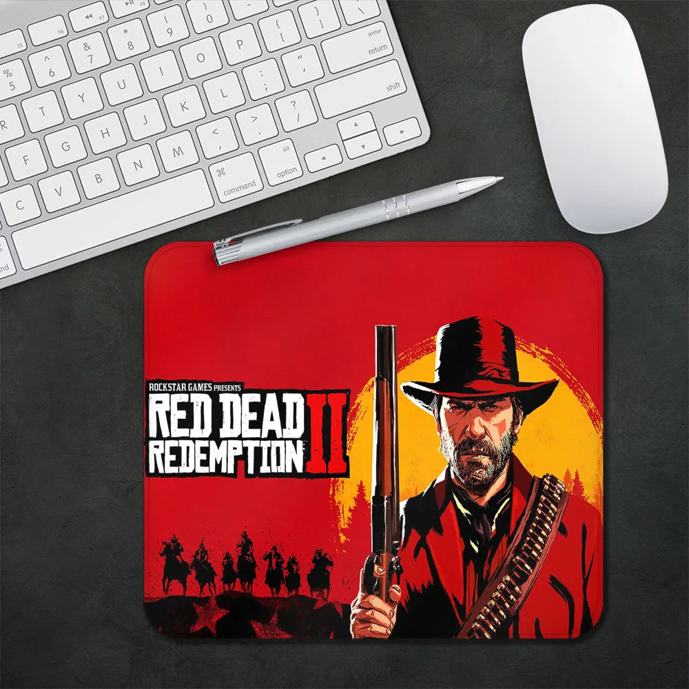 Red Dead Redemption 2 rdr2 uns West Cowboy Gaming Mauspad xs kleines Mauspad für PC Gamer Desktop Dekoration Büro Maus matte