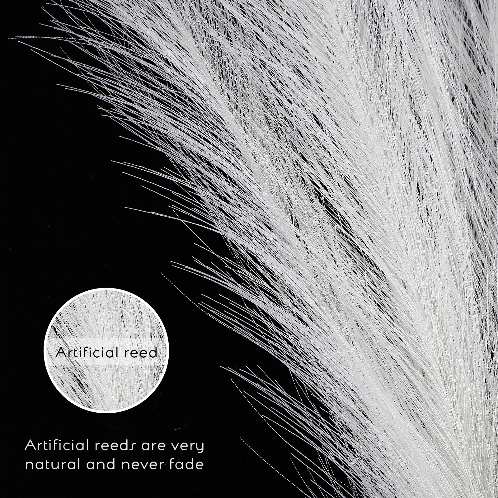 

6Pcs Artificial Pampas Grass Short Stems Natural Color Living Room Decoration Table Centerpiece Wedding Events Non-Shedding