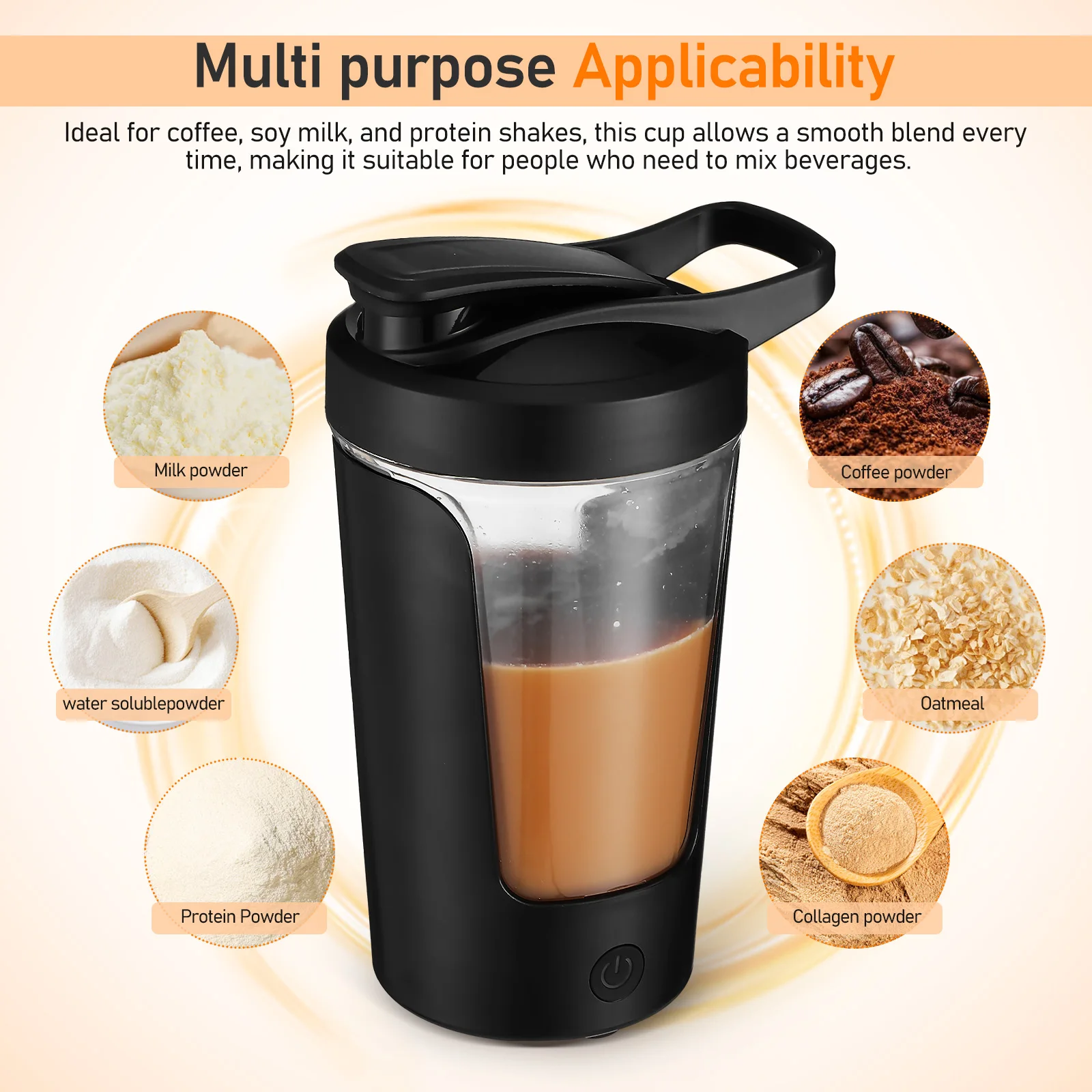 

Smart Automatic Cup Electric Coffee Mug Self Coffee Cup Stirs Itself Mixer Water Bottle Soy Milk Shaker Protein Blender