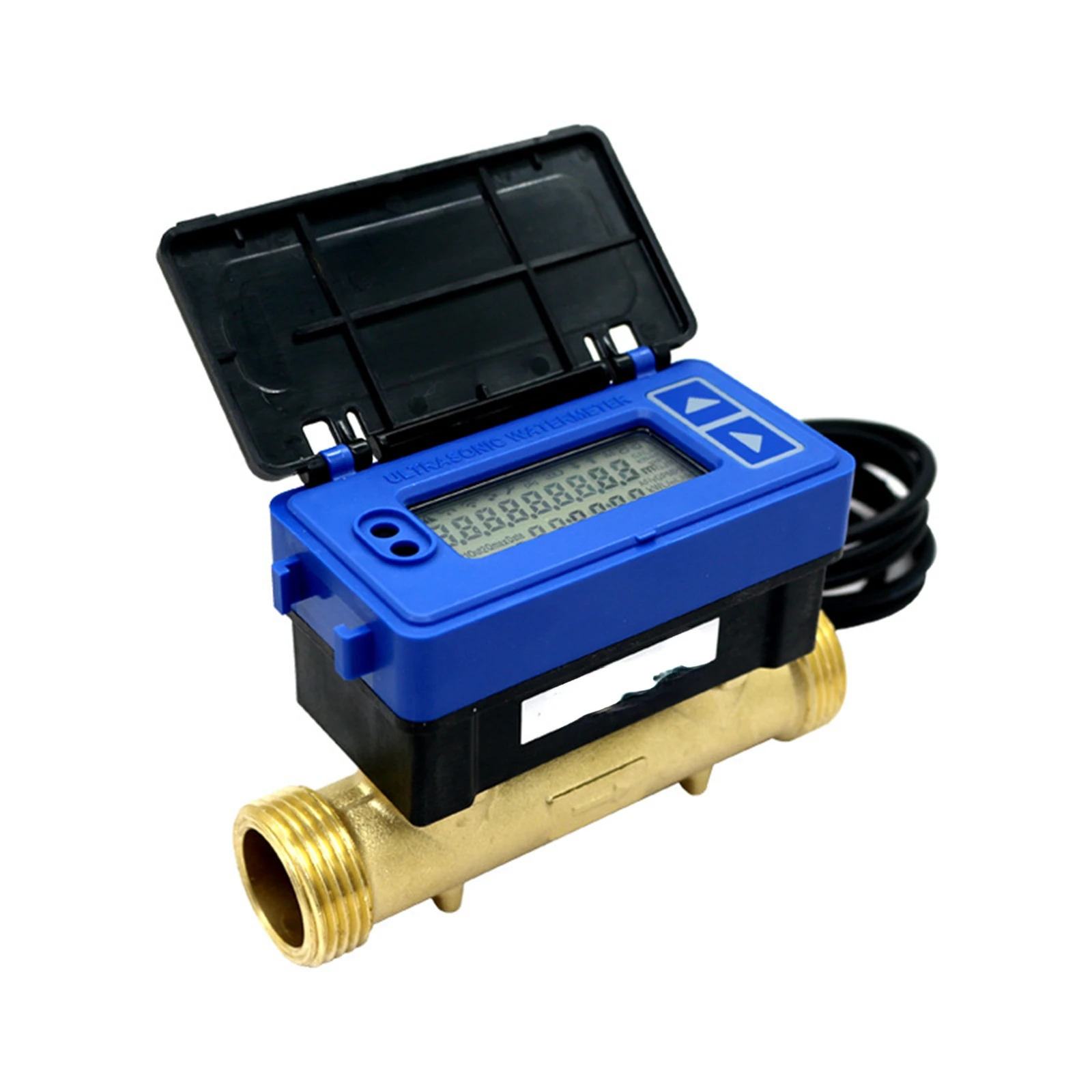 Ultrasonic Flow Meter Intelligent Home Timing Quantitative Remote Transmission Flowmeter for Water Liquid Measurement DN20